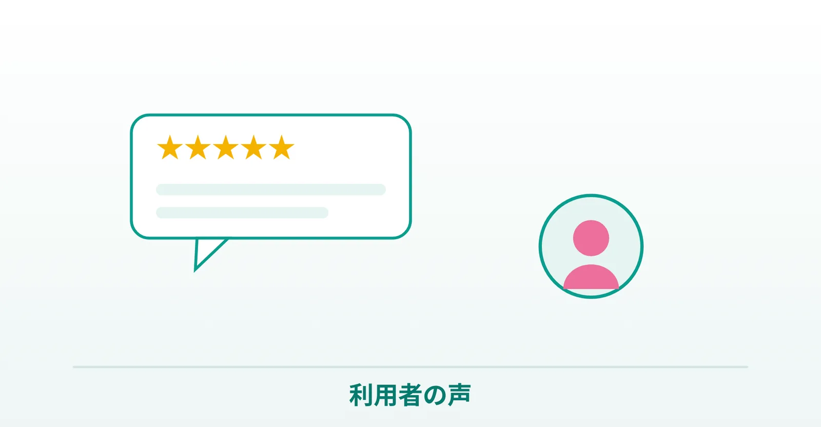 ノルレボ錠利用者の声を表したイラスト